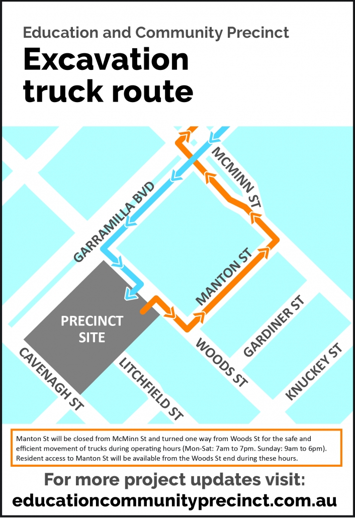 Excavation Truck Route