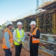 CDU Vice-Chancellor Scott Bowman joined the Federal Member for Solomon, Luke Gosling MP and Northern Territory Minister for Business, Jobs and Training Paul Kirby to survey progress on the $250 million Education and Community Precinct.